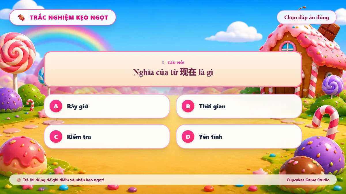 Chọn đáp án đúng