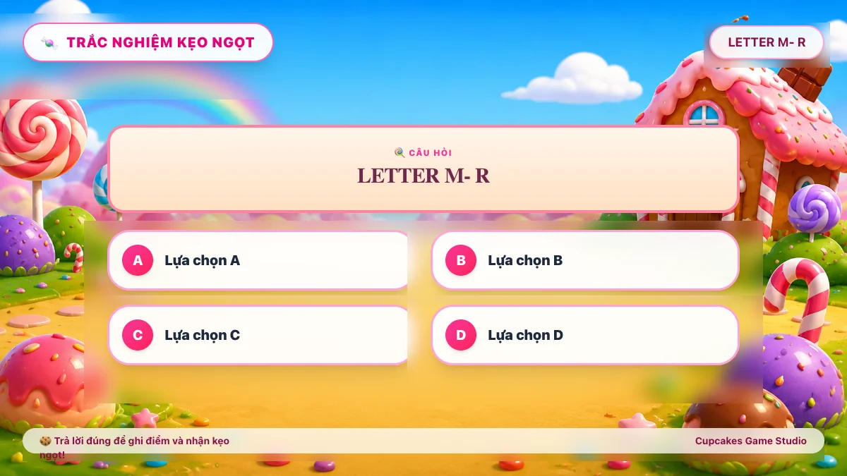LETTER M- R